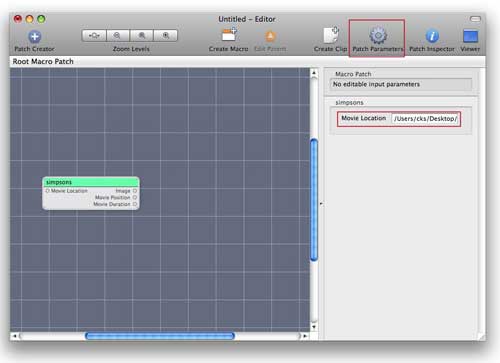 Your video clip has become an input patch input patch